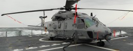 NH90 på fregatt (Foto: Forsvaret)
