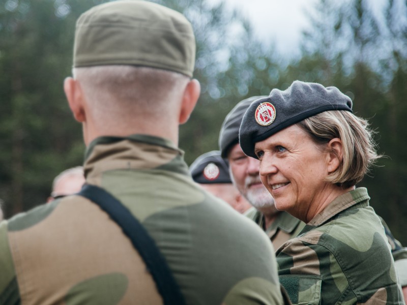 Generalmajor Elisabeth Michelsen, sjef Heimevernet. Foto: Forsvaret