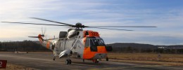 Sea King 322 takser inn for aller siste gang.