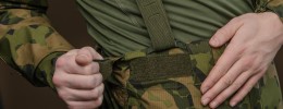 Buksen har justering i livet. Foto: Torgeir Haugaard / Forsvaret