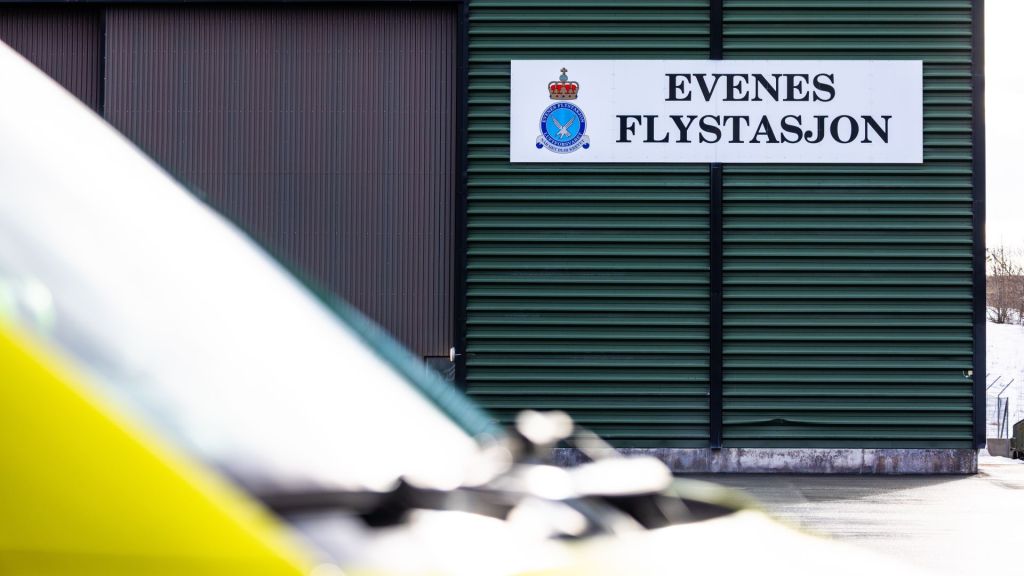 Det nye antidronesystemet ble installert på Evenes og tatt i bruk tidligere i mars. Foto: Johannes Bærhaugen / Forsvaret