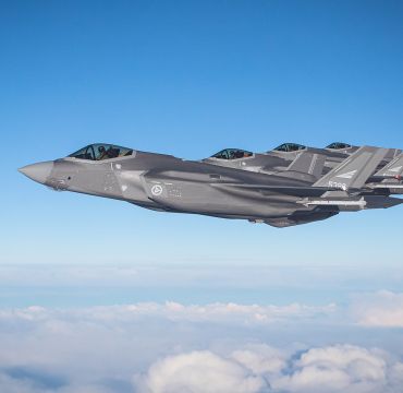 Norske F-35 på oppdrag over Island i januar 2023. Foto: Forsvaret.